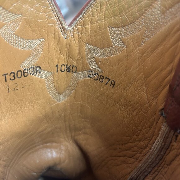 Lucchese 2000 Rubber Sole T3063R Cowboy Boots Mens 10.5 D - Picture 5 of 12